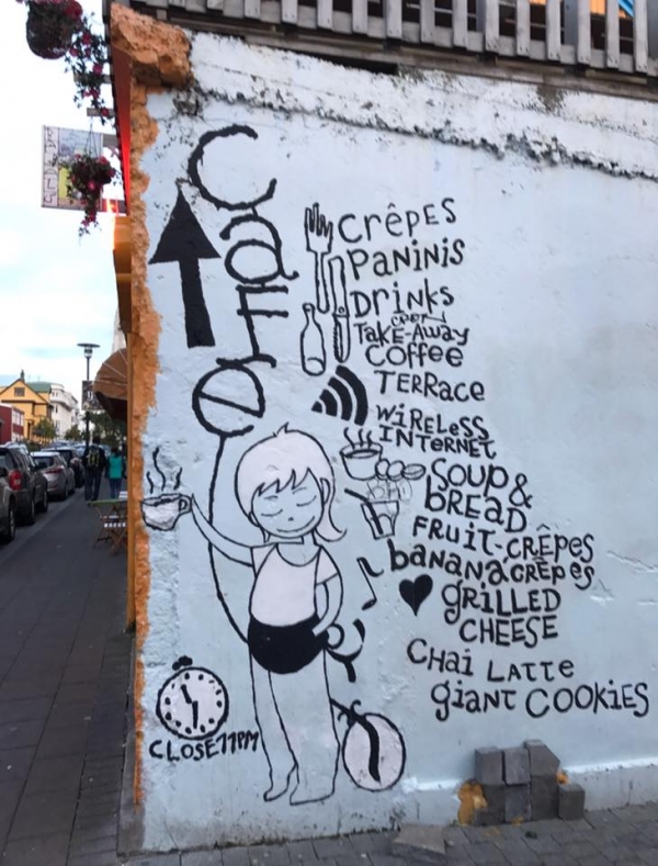 Reykjavik street art, Murals, graffiti, Babalú